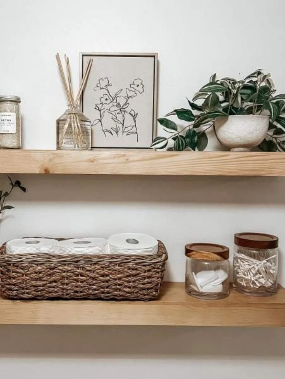 Target Threshold Acacia Wood Glass Jar Canisters